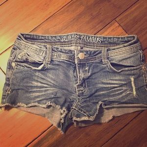 Denim shorts